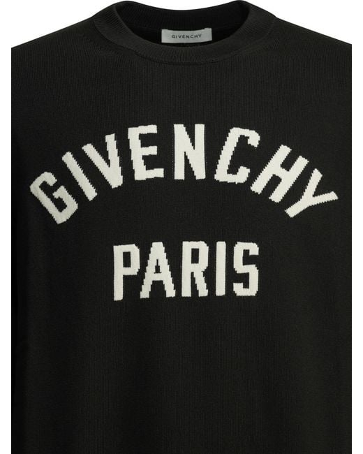Givenchy Black Couture Seam Crew-Neck Sweater for men