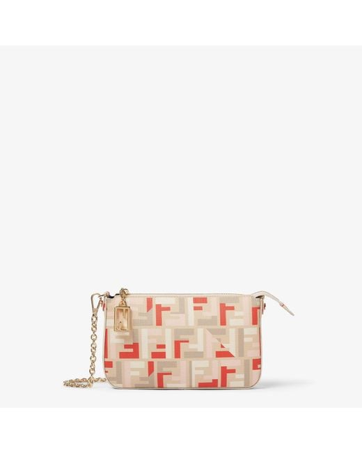 Fendi Pink "Baguette" Crossbody Pouch