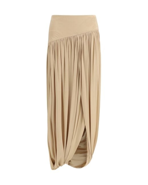 Women's Natural Peplum Skirt