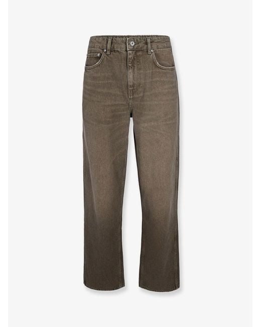 Represent Gray Jeans With Rewashed Effect for men