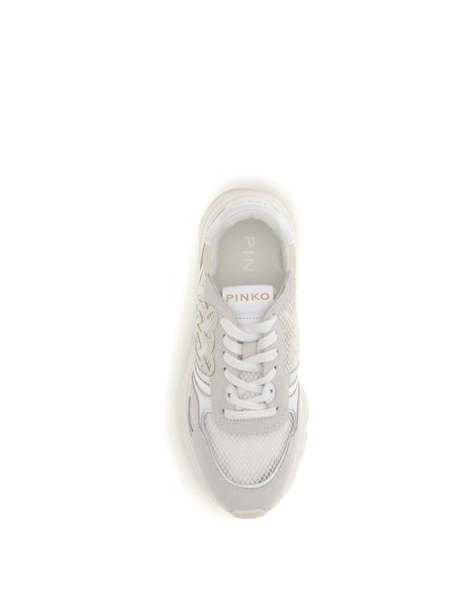 Pinko White Sneakers Zoe Leather