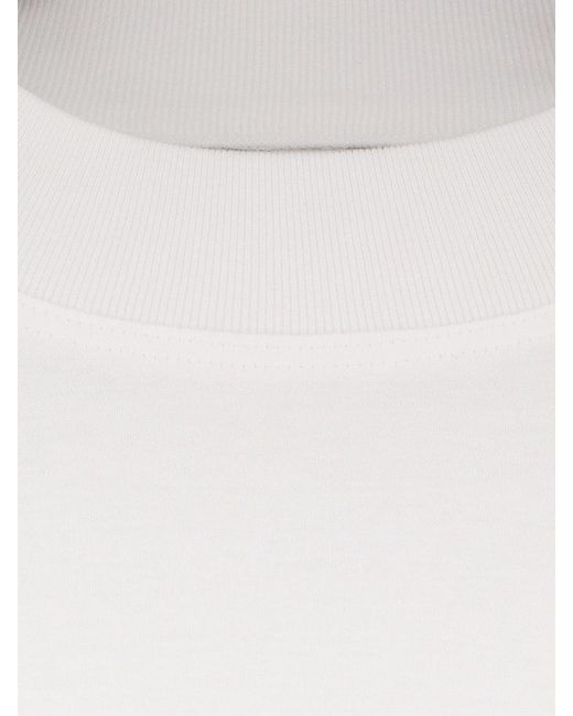Brunello Cucinelli White Cotton T-Shirt for men