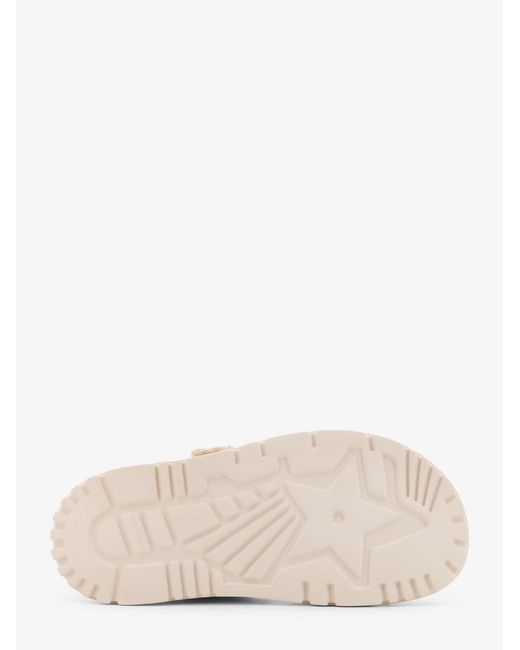 Dior Natural Dior Dioract Fabric Sandals With Dior Oblique Motif