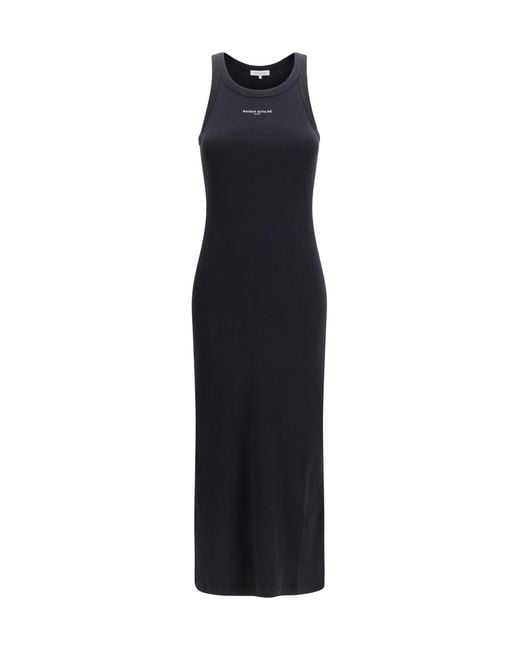 Women's Blue Ribbed Tank Dress