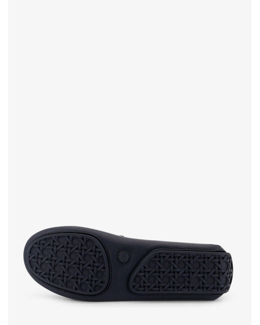 Dior Blue Dior Roadie Leather Loafers for men