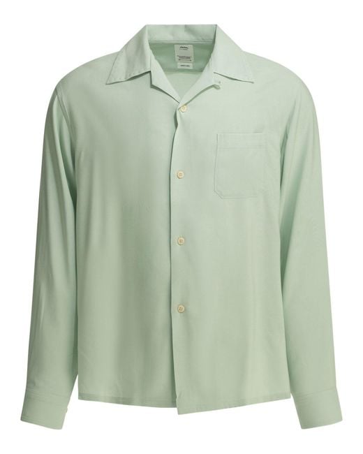 Visvim Green Keesey Rayon Casual Shirt