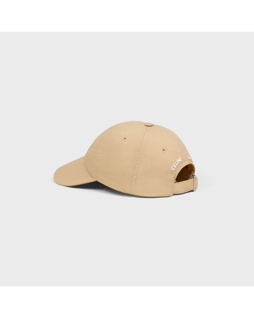 Céline Natural Triomphe Baseball Hat