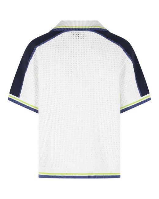 Casablanca White Cotton Blend T-Shirt for men