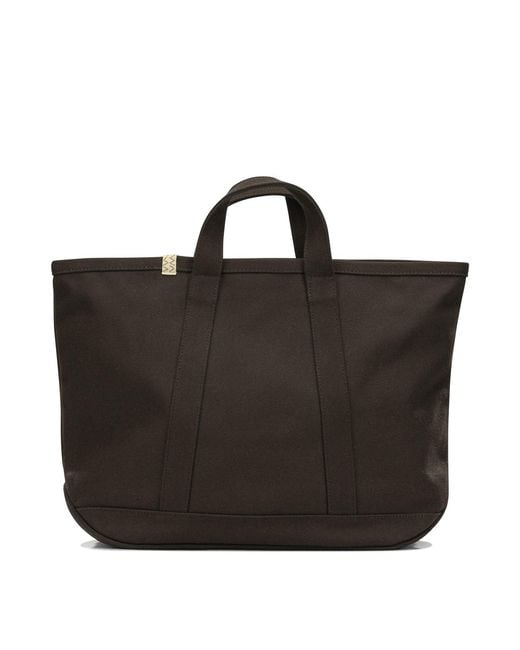 Visvim Black "Canvas Rime Tote M" Large Hand Bag for men