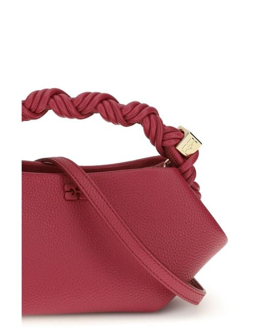 Ganni Red Bou Handbag