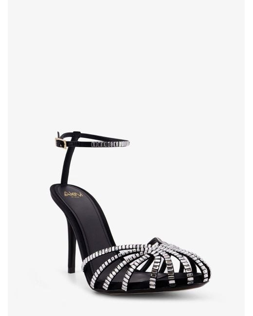 ALEVI White Penelope Sandals With Crystals