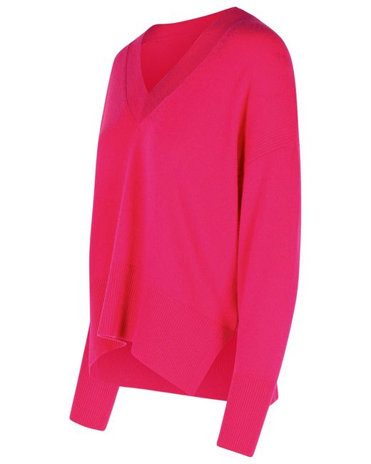 PURO TATTO Pink Cashmere Sweater Fuchsia
