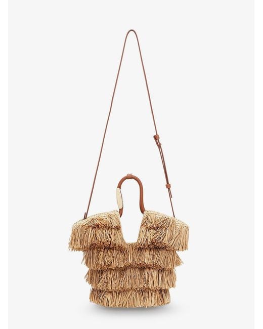 Zimmermann Brown Golden Time Crossbody Bag With Fringe
