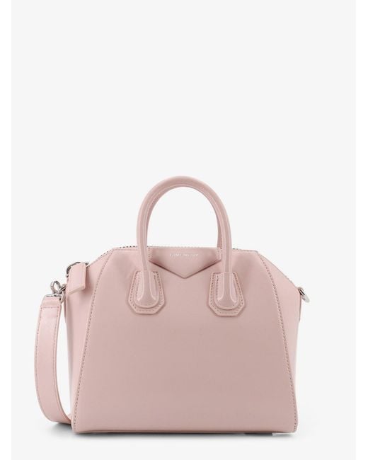 Givenchy Pink Antigona Mini Leather Shoulder Bag