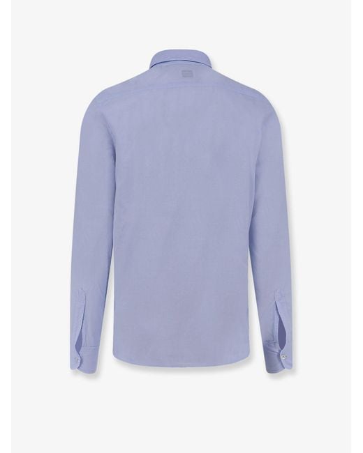 Aspesi Blue Cotton Shirt