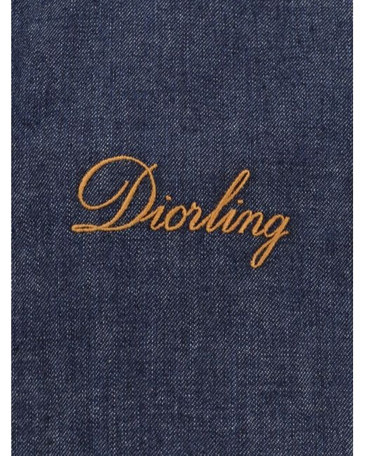 Dior Blue Dior Diorling Denim Jacket for men