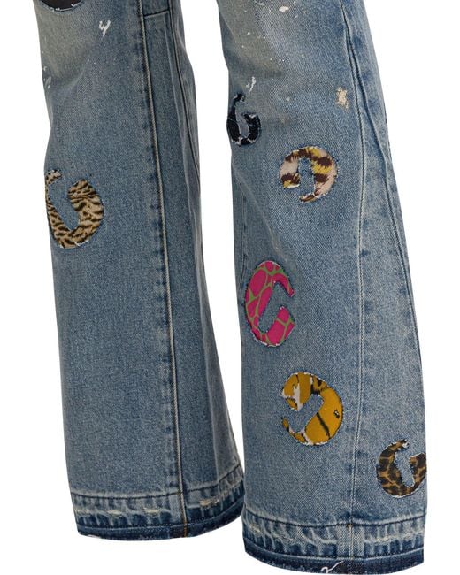 GALLERY DEPT. Blue "G Time La Flare" Jeans for men