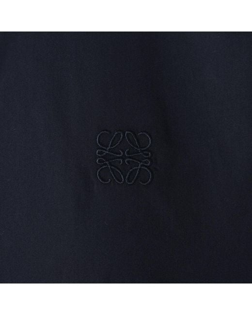 Loewe Blue Cotton Chemiser Dress