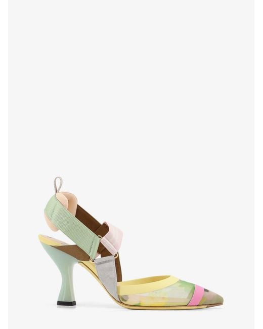 Women's White Colibri Mesh Court Shoes
