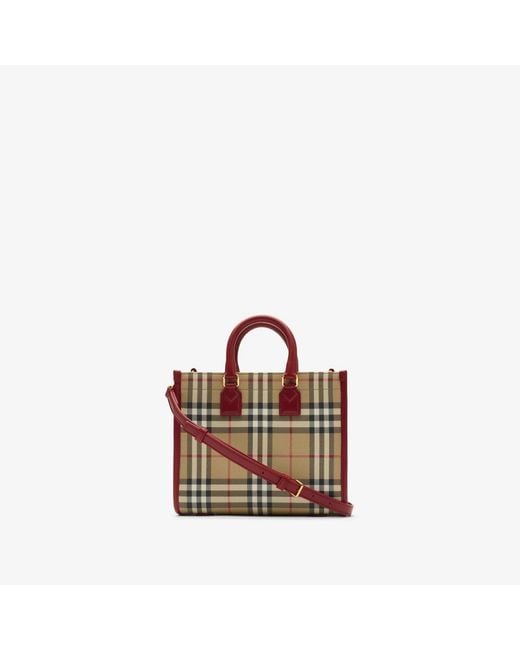Burberry Pink "Tote Freya" Small Handbag