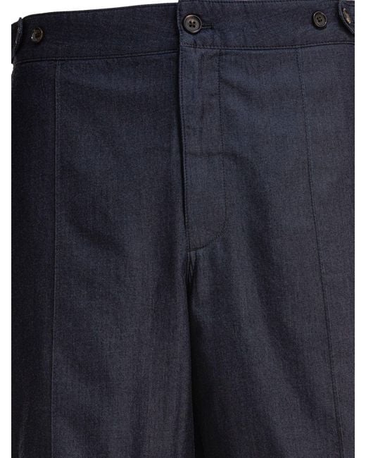 McQueen Blue Shorts for men