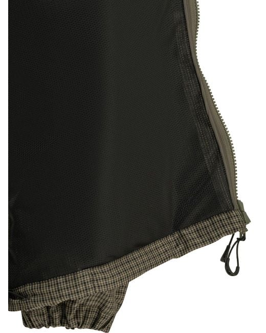 Comme des Garçons Green Lightweight Plaid Jacket