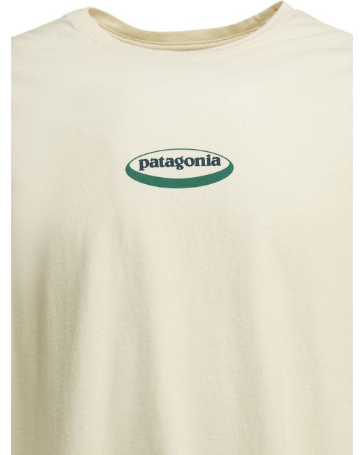 Patagonia Natural '95 Oval Logo" Crew-Neck T-Shirt for men