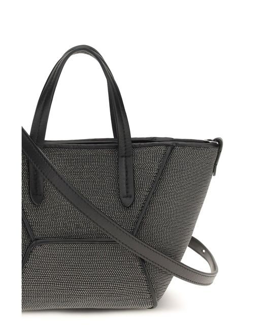 Brunello Cucinelli Black Mini Shoulder Bag Bc Duo Mini Precious