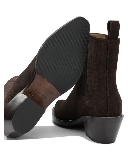 Henderson Black Allyson Suede Boots