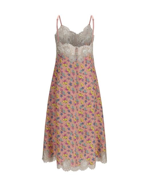 Dolce & Gabbana Multicolor Dolce & Gabbana Floral Slip Dress