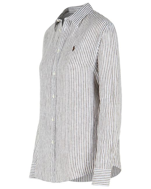 Polo Ralph Lauren Gray Linen Shirt