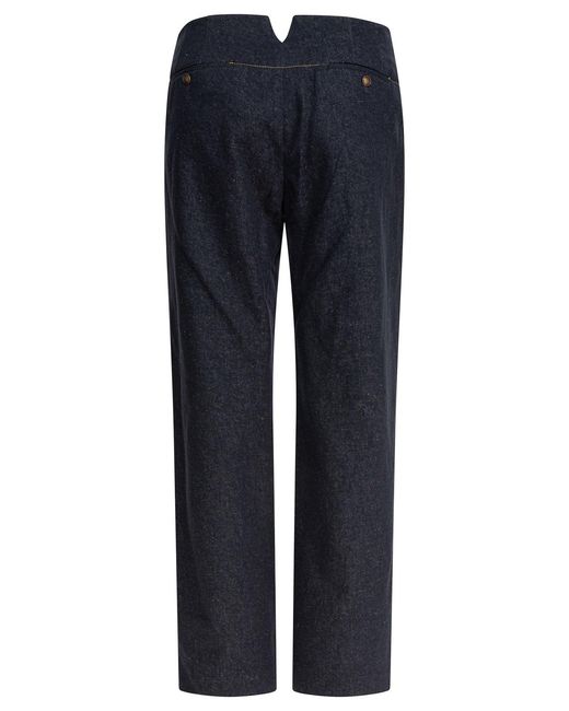 Ines De La Fressange Paris Blue Trousers