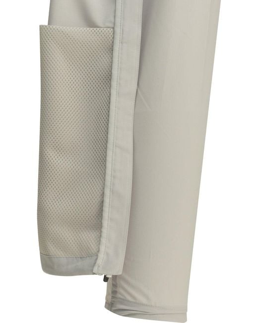 Houdini Sportswear Gray "Pace Trail" Technical Jacket