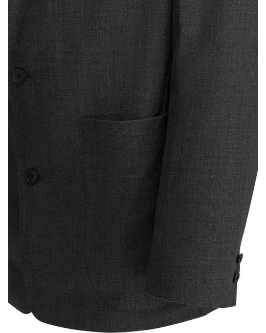Beams Plus Black Wool Blazer Jackets And Coats