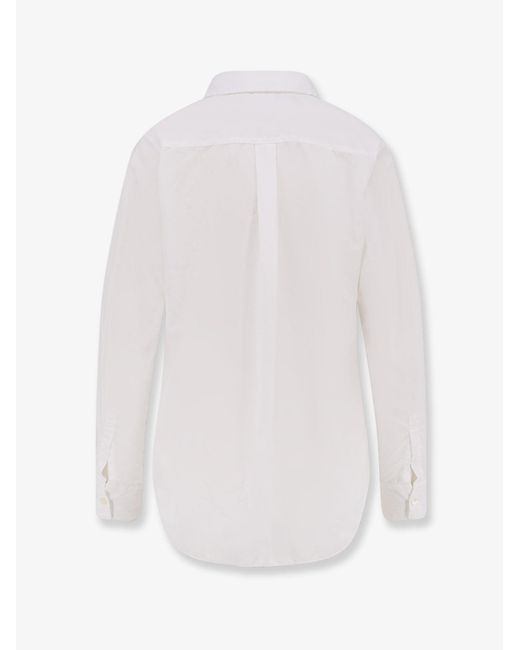 COMME DES GARÇONS PLAY White Ruffles Shirt