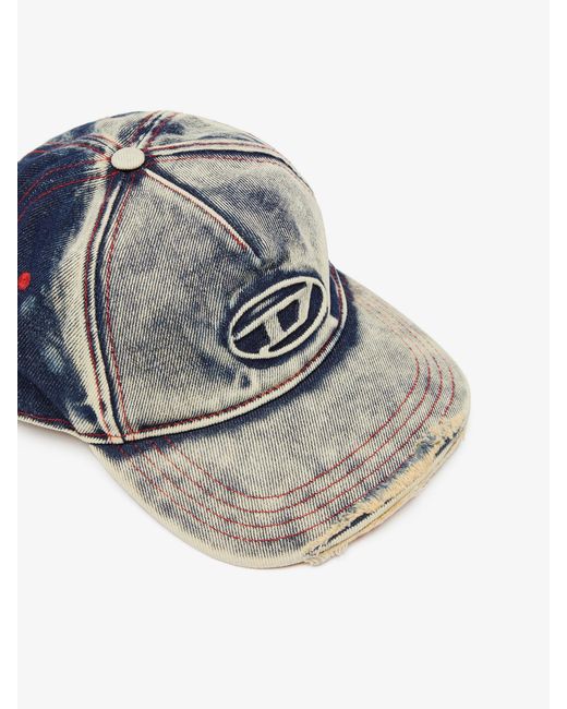 DIESEL Blue C-Seymon Denim Hat for men