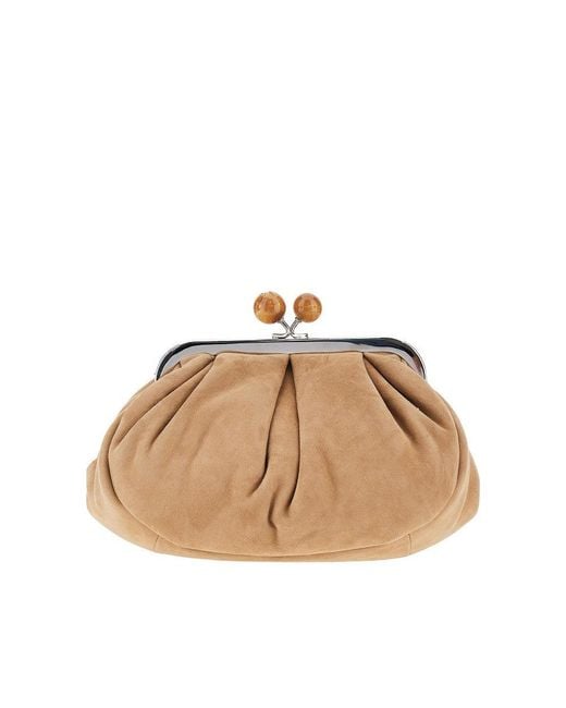 Weekend by Maxmara Natural Leather Small 'Pasticcino' Bag