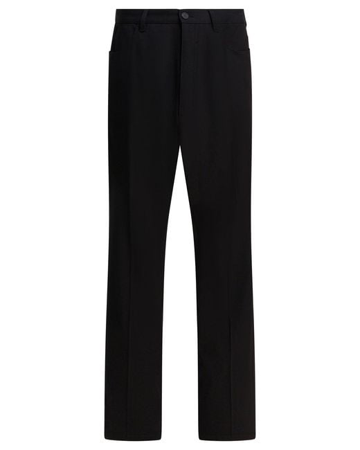 Balenciaga Black Wool Tailored Pants for men