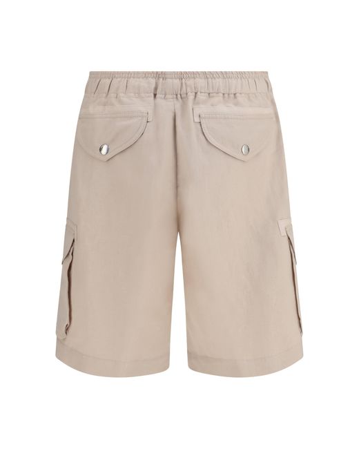 Brunello Cucinelli Natural Bermuda for men