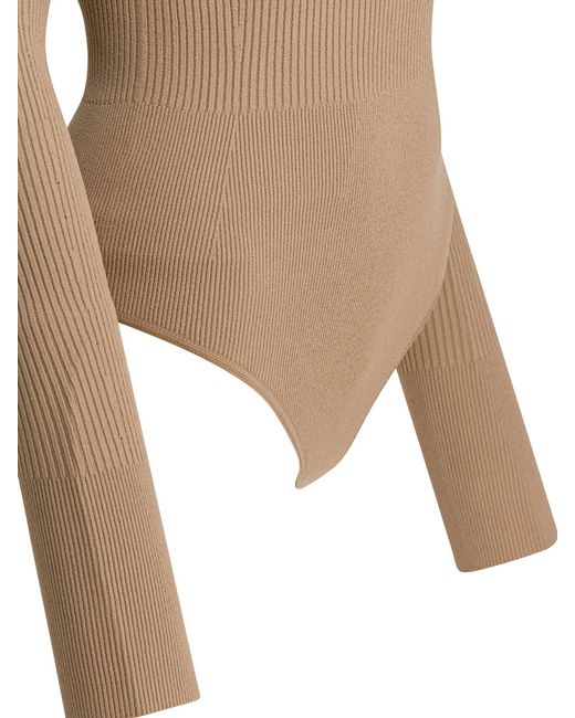 Alaïa Natural Body Off Shoulder