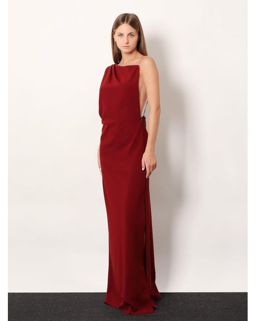 Max Mara Red Pentola Long Dress