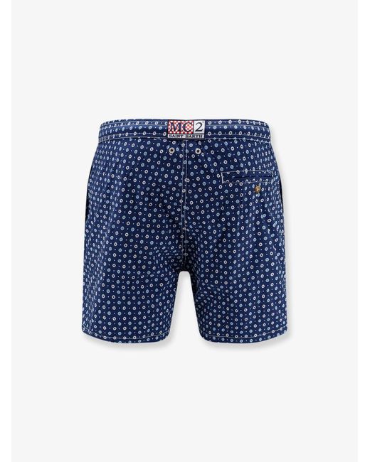 Mc2 Saint Barth Blue Swim Shorts for men
