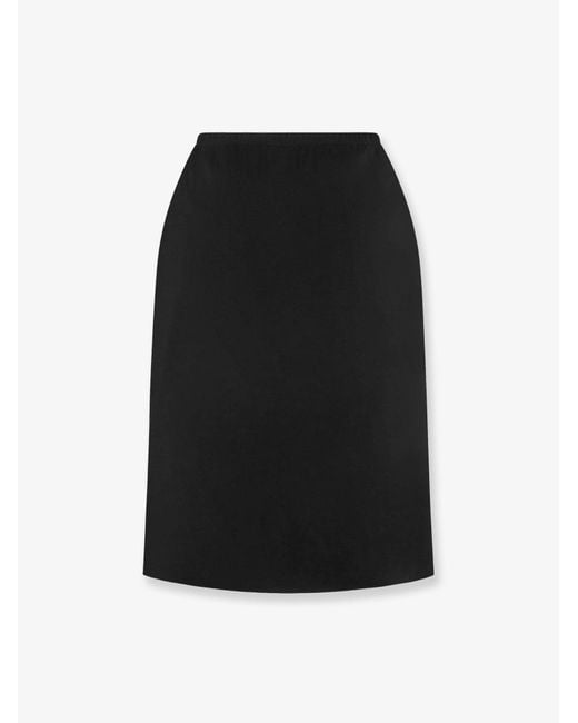 The Row Black Ivera Stretch Silk