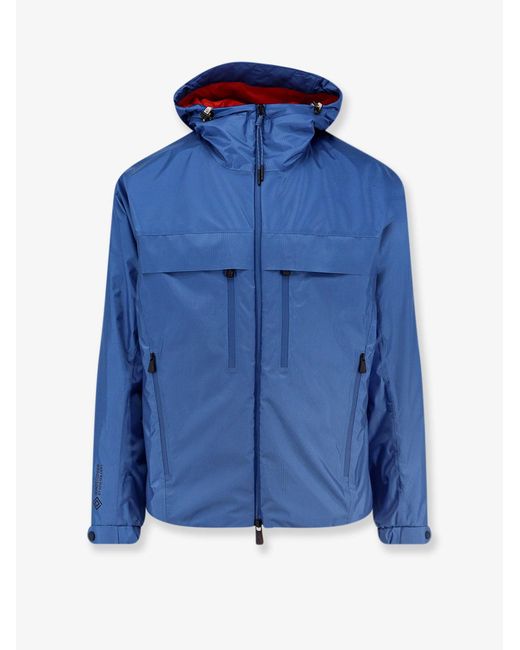 Moncler Blue Thurn Windstopper Jacket for men