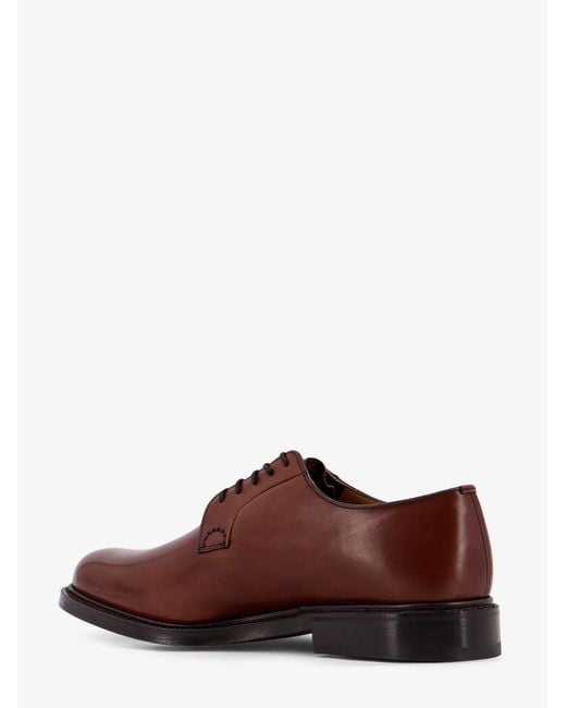Church's Brown Shannon Leather Lace-Up Shoe for men