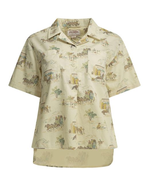 Filson White "Twill Camp" Casual Shirt