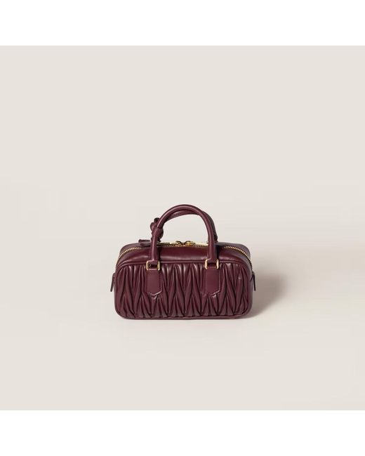 Miu Miu Purple "Arcadie" Small Handbag