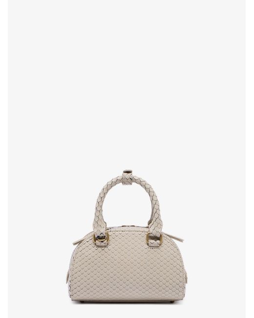 DIESEL Natural 1Dr Dome Python Leather Crossbody Bag