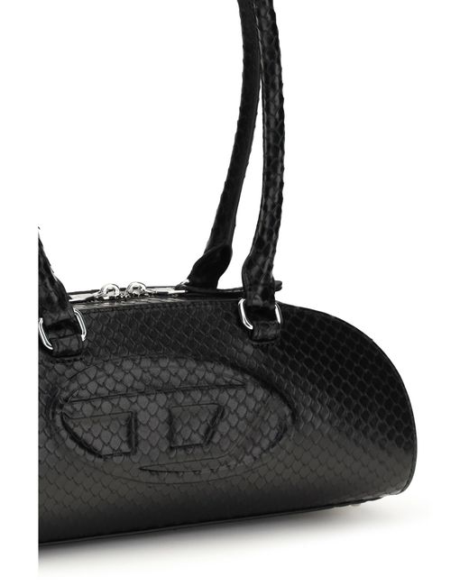 DIESEL Black 1Dr Dome Shoulder Bag