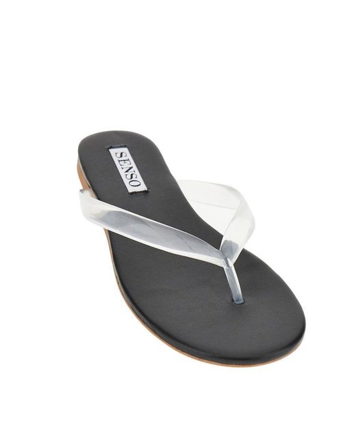 Senso White 'Harmony' Thong Slides